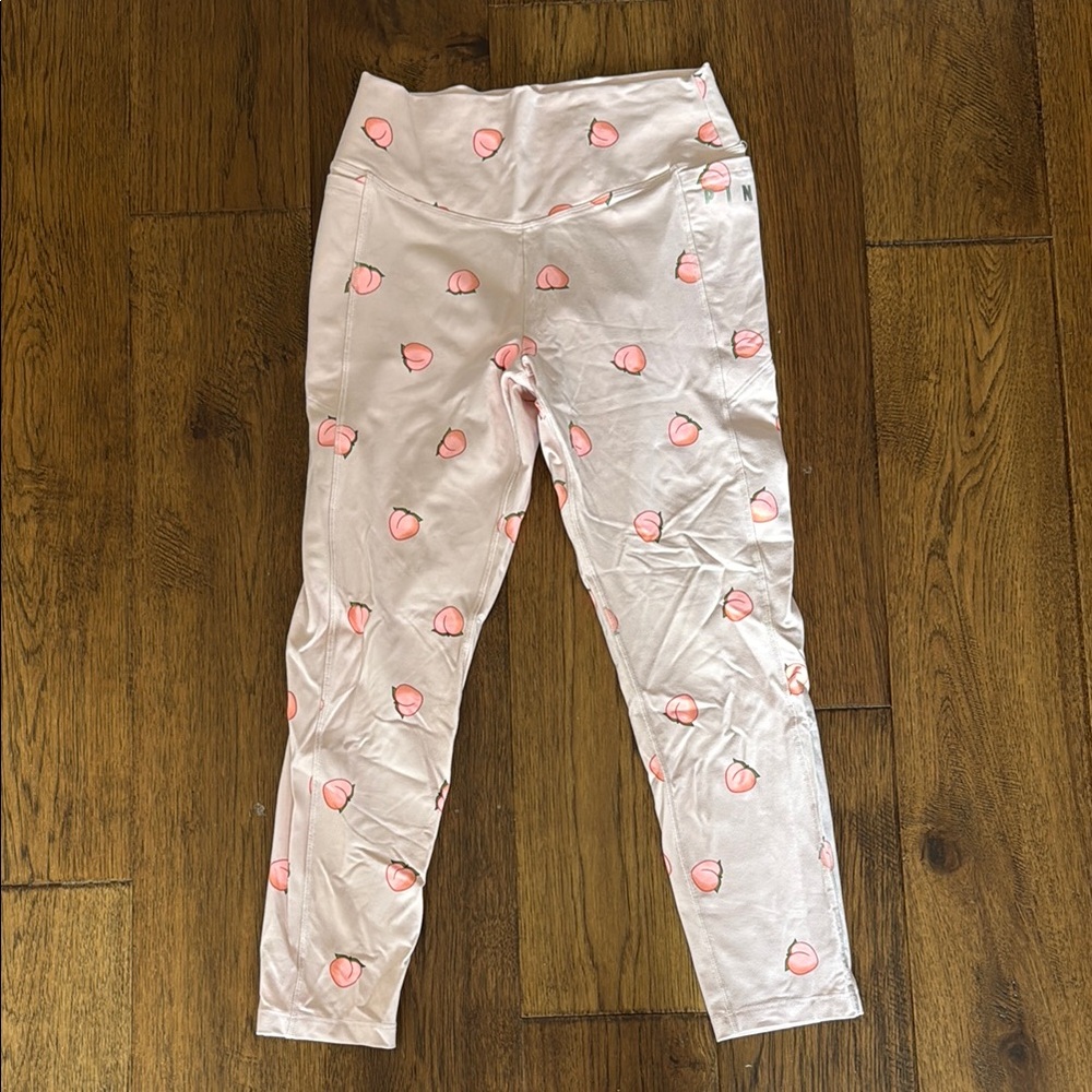 Victoria’s Secret PINK Peach Print Leggings